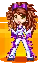 purple dancer doll