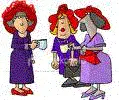 red hat lady