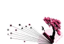 a pink tree thingy :D