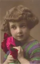 TINTED PHOTO-BEAUTIFUL YOUNG GIRL-CIRCA 1920S