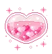 Floating Pink Heart