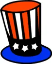 Red White and Blue hat