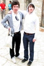 Matt and Alex from arctic monkeys