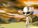 gold alien