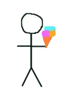 random man ice-cream