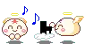 Girl playing Drum
