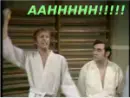 Graham Chapman attacking w/ a banana