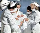 1947 Avondale Mills of Alabama Vintage Ad-Nurses Hold Twins