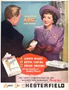 1946 Chesterfield Cigarettes_Actress Claudette Colbert