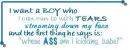 I want a boy