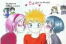 Sakura and Hinata kiss Naruto