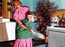 women,house,fire