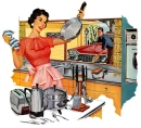 STAINLESS STEEL   ,women,clean,retro