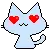 blue cat - in love <3