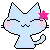 blue cat - :3