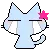 blue cat - T_T cry