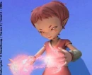 Aelita using powers