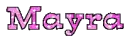 mayra glitter pink stars