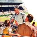 Ice cold,drinks,boy,man,game,baseball,1953
