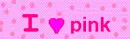 I heart pink!