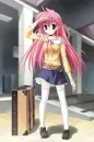 pink anime girl