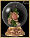 Sparkly Rose Globe-for Karen