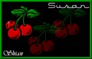 Sparkly Cherries for Susan