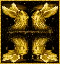Golden Reflecting Angels