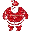 Glitter Santa Clause