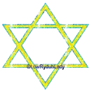 Glitter Star of David