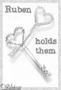 Ruben hold's the key's