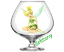 Tink in a glass Brittany