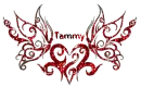 red glitter butterfly personalized