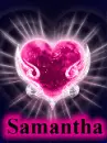 Samantha Pink Heart