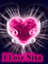 I Love Nixa Pink Heart