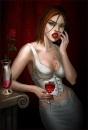 girl with rose