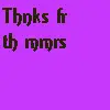 Thnks Fr Th Mmrs