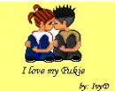 Doll Couple Kissing