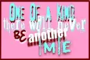 one of a kind there will be no other me