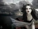 dark woman