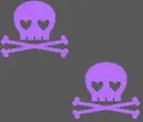 purple skull