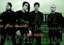 a fire inside