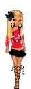 Red and Black Sweetheart