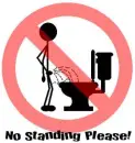 no standing please