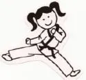 Girl & karate