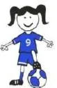 Girl & soccer