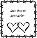 Love has no boundries