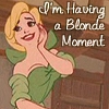 blonde moment