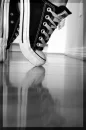 black ballet converse