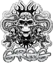 greg glitter skull